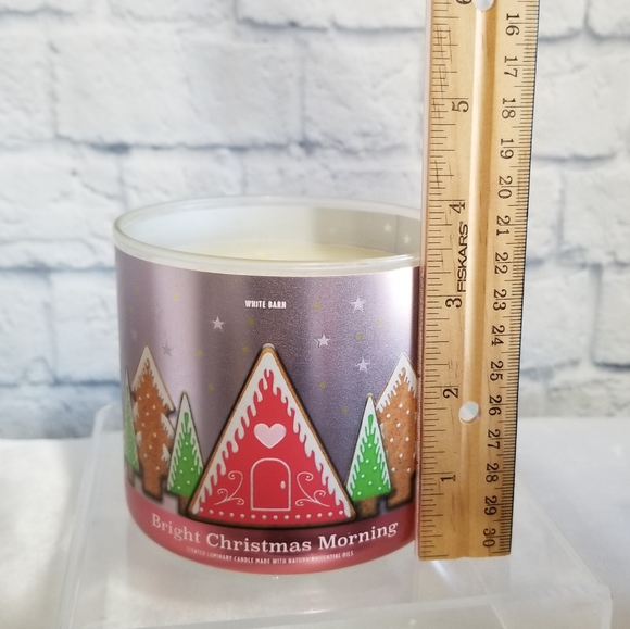 White Barn Bright Christmas Morning Three Wick Scented Candle New - Picture 14 of 15